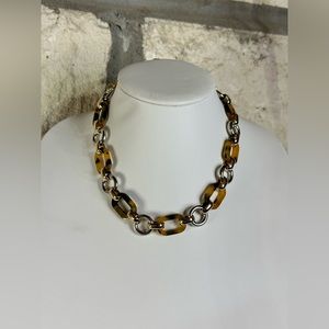 Alfani Gold Resin Link Chain Necklace